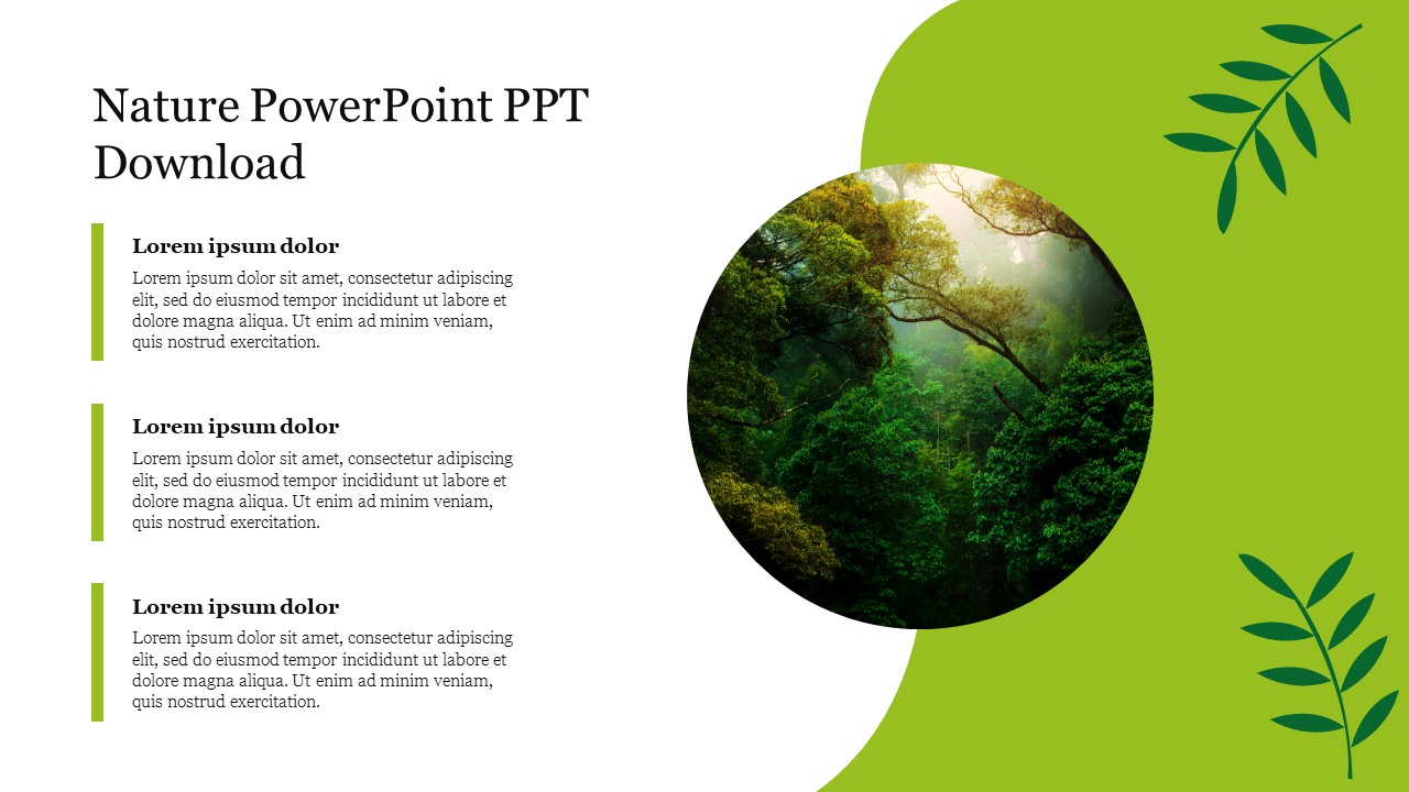 Nature PowerPoint PPT Download